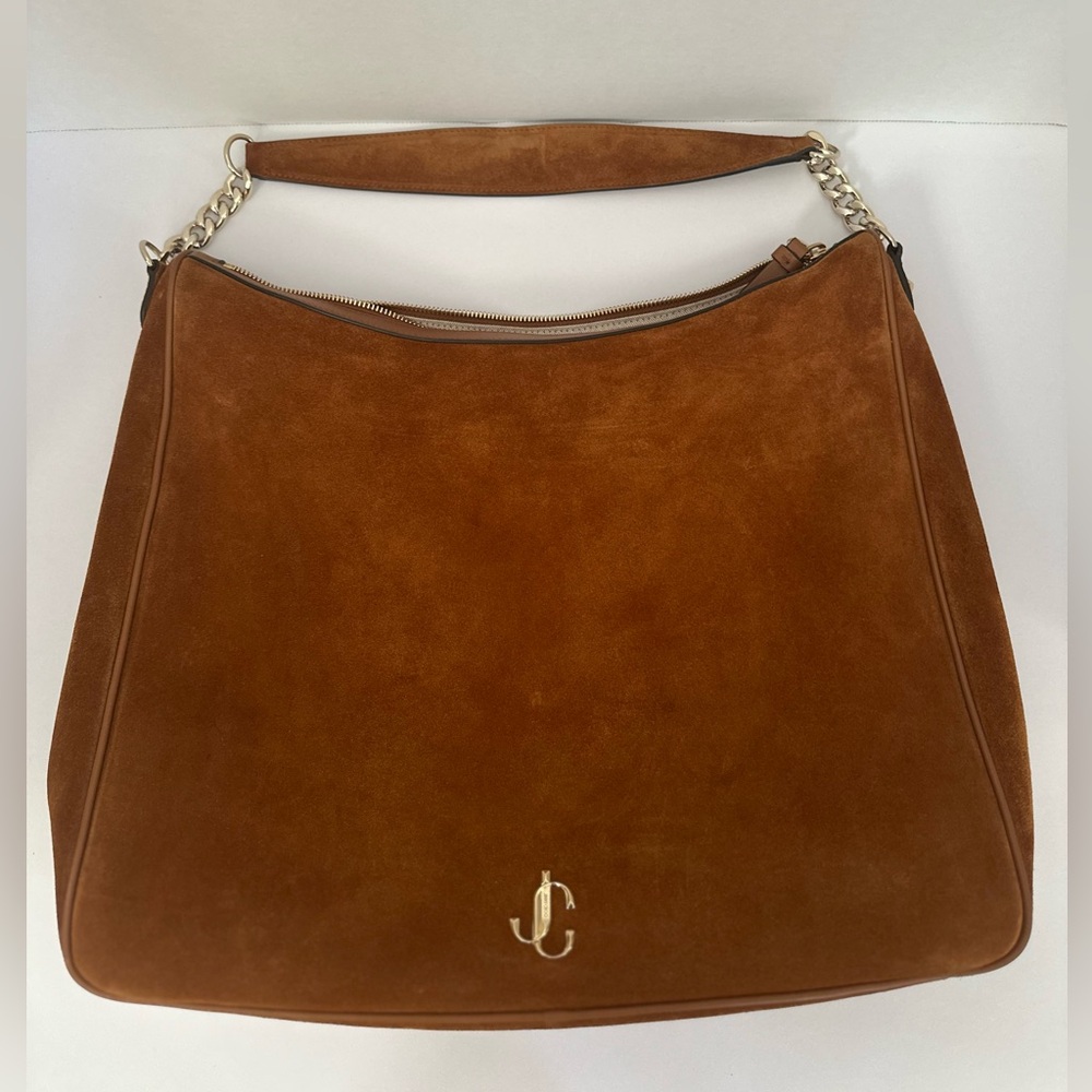 Jimmy Choo “Sofia” Suede Hobo Bag